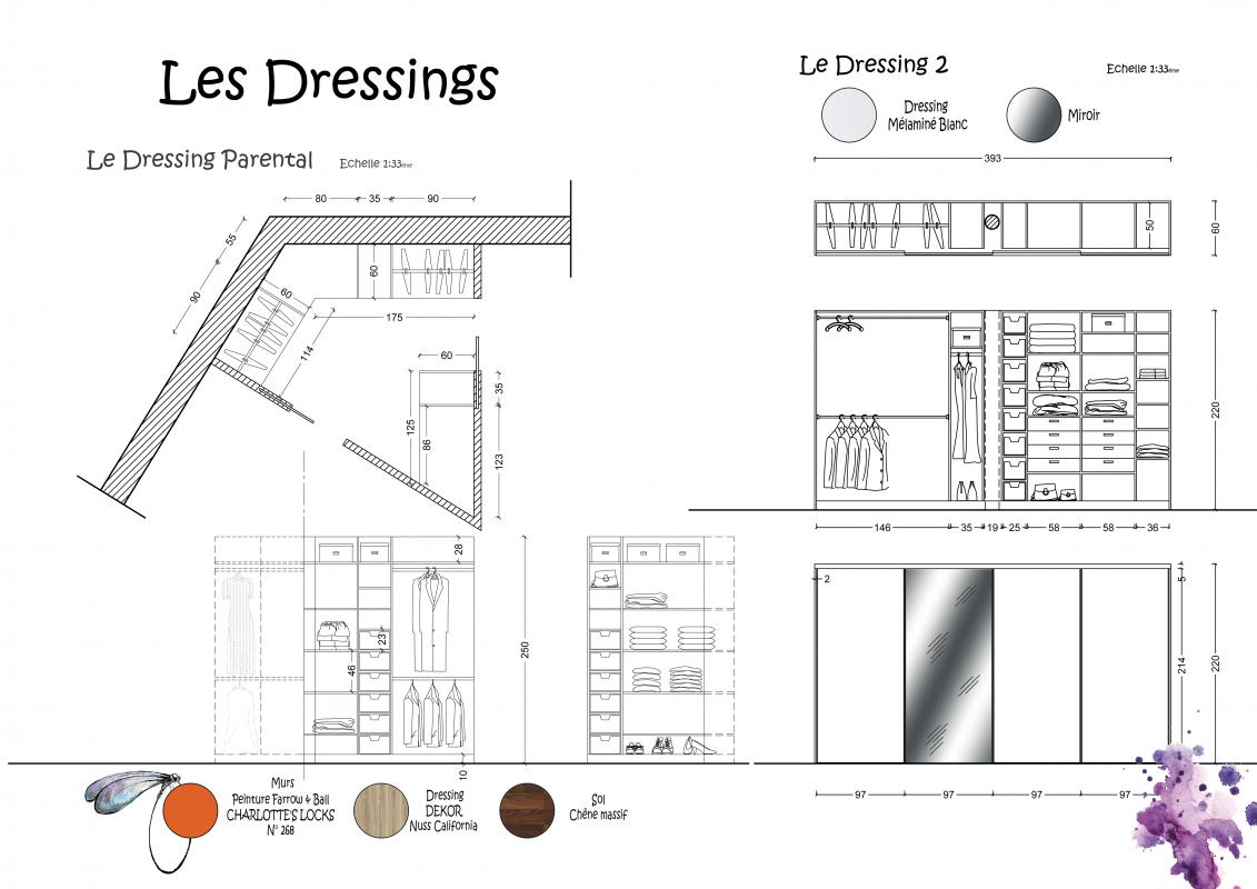 Conception de dressings sur mesure