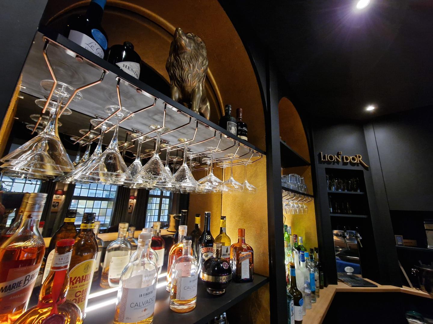 Intérieur fond de bar