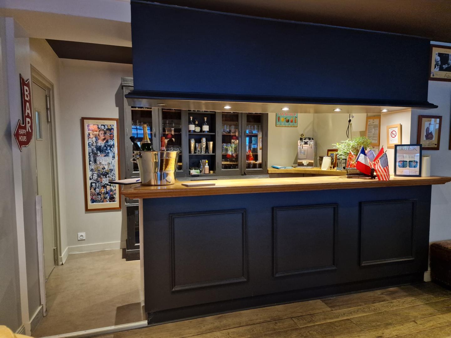 Avant modification du bar