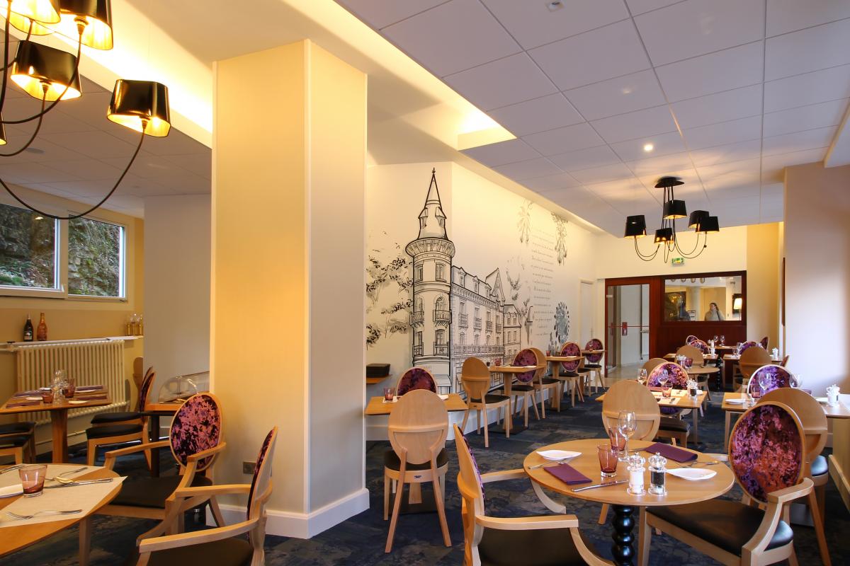 L'entrée du restaurant